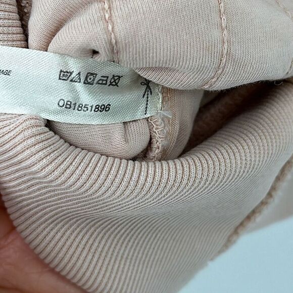 FP Movement Peach Sprint To The Finish Distressed Gorpcore Oversized Quilted Hoo - Picture 10 of 11